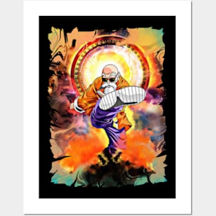 MASTER ROSHI MERCH VTG Posters and Art